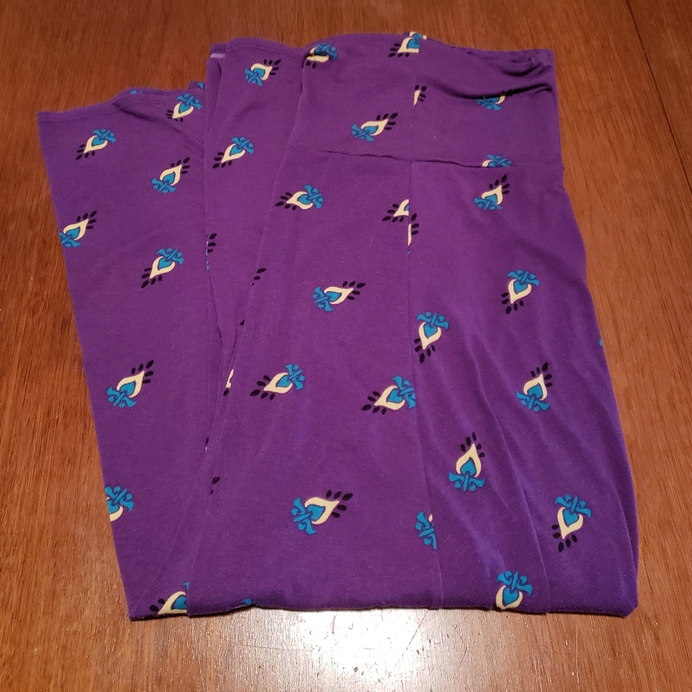 Purple maxi skirt